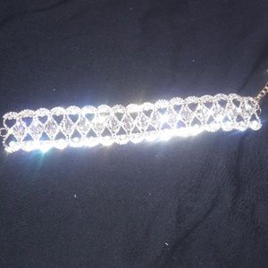 Gold Crystal choker